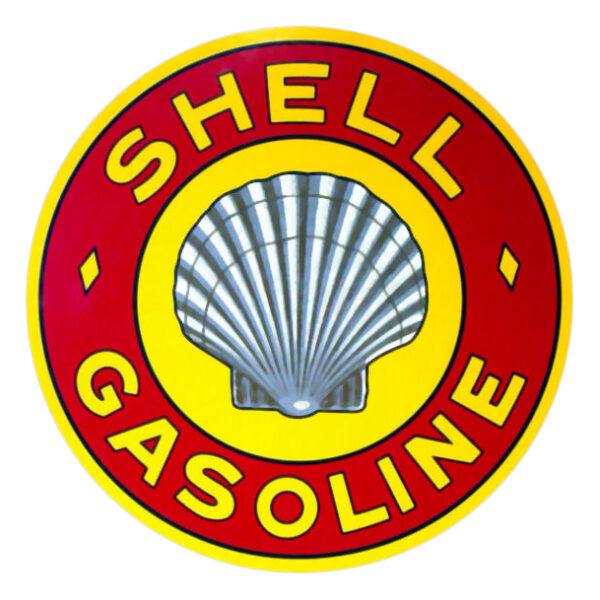 Shell Roxana Water Transfer Decal - 12"