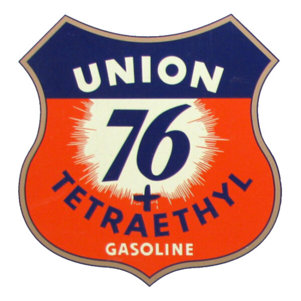 Union 76 + Tetraethyl Water Transfer Decal - 12.75" x 12.25"