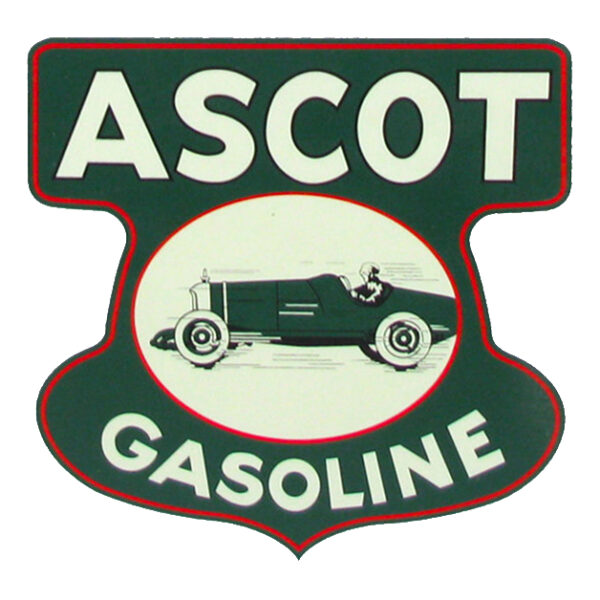 Ascot Gasoline Water Transfer Decal - 10.75" x 10.75"