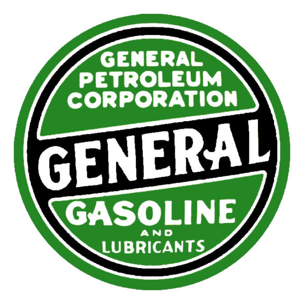 General Petroleum Round Water Transfer Decal - 12"
