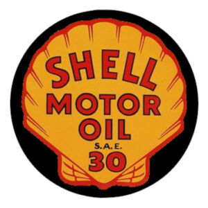 Shell Motor Oil Water Transfer Decal