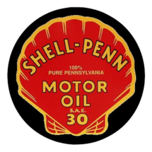 Shell Penn Motor Oil Water Transfer Decal