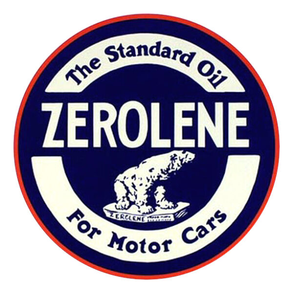 Zerolene Round Water Transfer Decal - 2", 9"