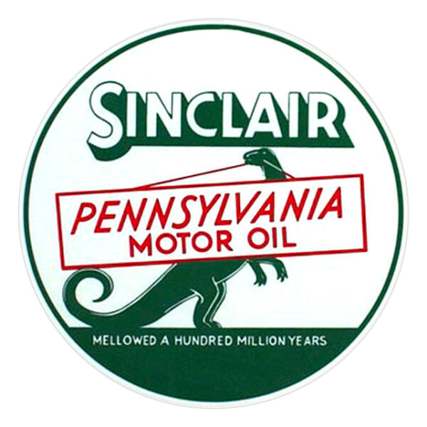 Sinclair Penn 2" Round Water Transfer Decal