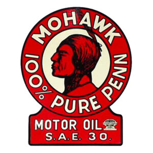 Mohawk SAE 30 Motor Oil 10" x 8" Water Transfer Decal