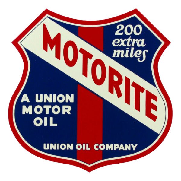 Union Motorite 9" x 9" Water Transfer Decal