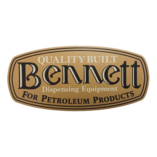 Bennett Logo Water Transfer Decal