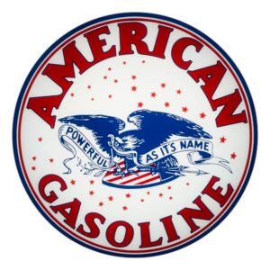 American Powerful Gasoline 13.5" Gas Pump Globe single lens