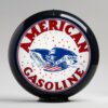 American Powerful Gasoline 13.5" Gas Pump Globe with black plastic body