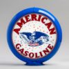 American Powerful Gasoline 13.5" Gas Pump Globe with light blue plastic body