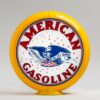 American Powerful Gasoline 13.5" Gas Pump Globe with yellow plastic body
