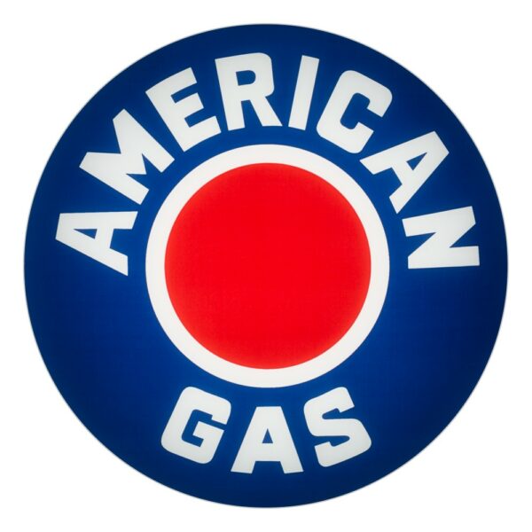 American Gas 13.5" Gas Pump Globe single lens