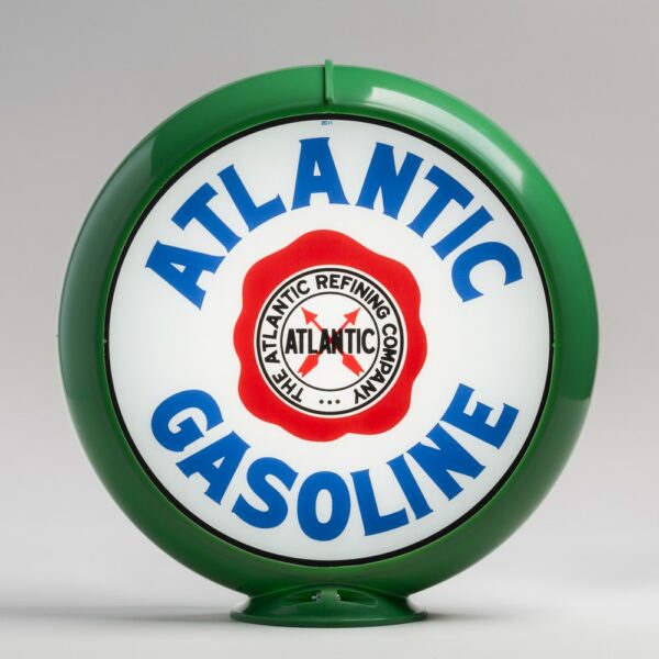 Atlantic 13.5" Gas Pump Globe with green plastic body