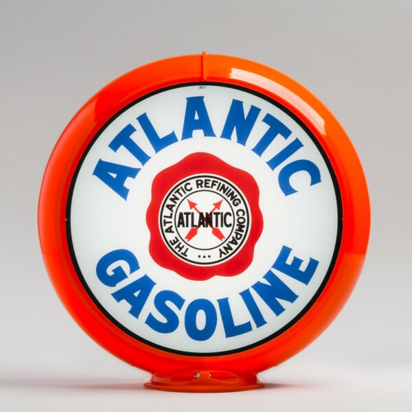 Atlantic 13.5" Gas Pump Globe with orange plastic body