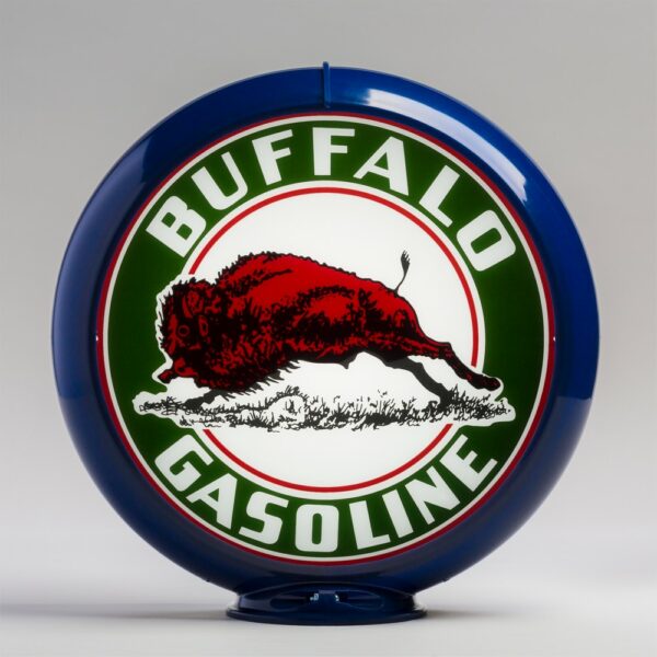 Buffalo 13.5" Gas Pump Globe with dark blue plastic body