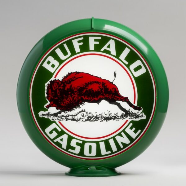 Buffalo 13.5" Gas Pump Globe with green plastic body