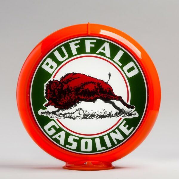 Buffalo 13.5" Gas Pump Globe with orange plastic body