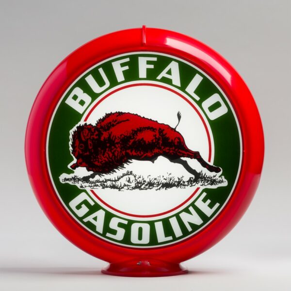 Buffalo 13.5" Gas Pump Globe with red plastic body