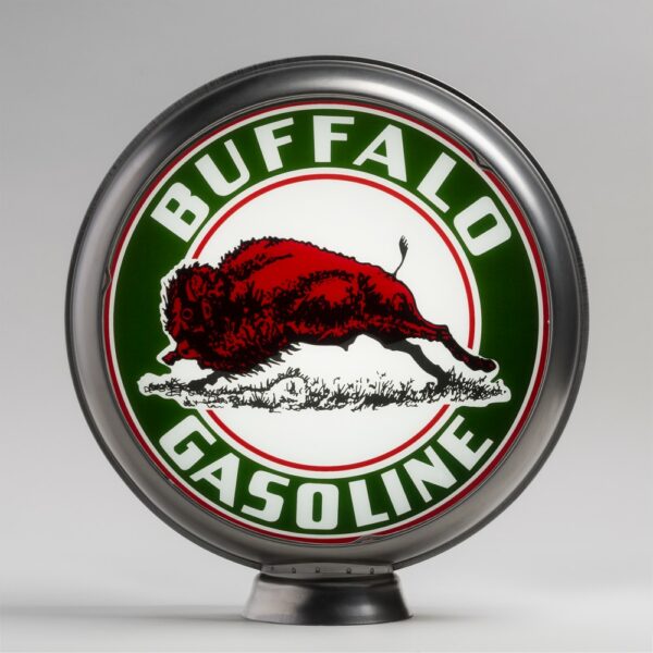 Buffalo 13.5" Gas Pump Globe with unpainted steel body