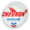 Chevron 13.5" Gas Pump Globe lens pair