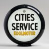 Cities Service Koolmotor 13.5" Gas Pump Globe with black plastic body