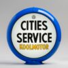 Cities Service Koolmotor 13.5" Gas Pump Globe with light blue plastic body