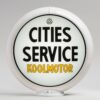 Cities Service Koolmotor 13.5" Gas Pump Globe with white plastic body