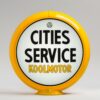 Cities Service Koolmotor 13.5" Gas Pump Globe with yellow plastic body