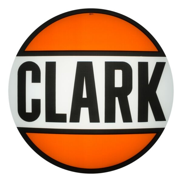 Clark 13.5" Gas Pump Globe single lens