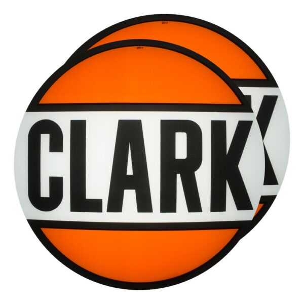 Clark 13.5" Gas Pump Globe lens pair