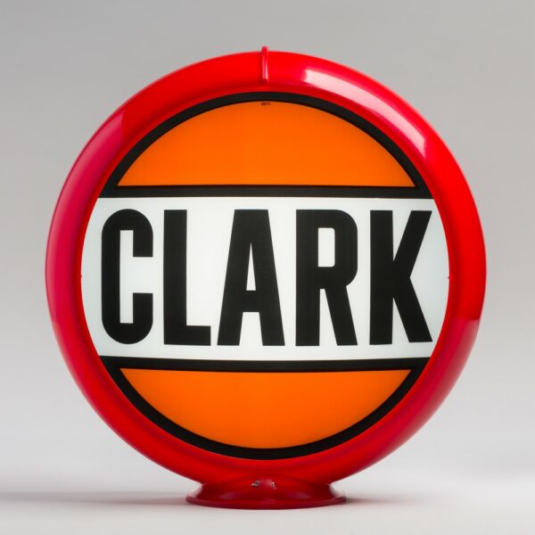 Clark 13.5" Gas Pump Globe with red plastic body