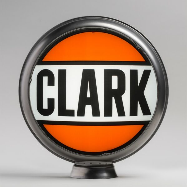 Clark 13.5" Gas Pump Globe with unpainted steel body