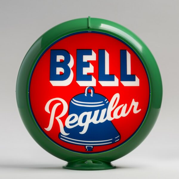 Bell Regular 13.5" Gas Pump Globe with green plastic body