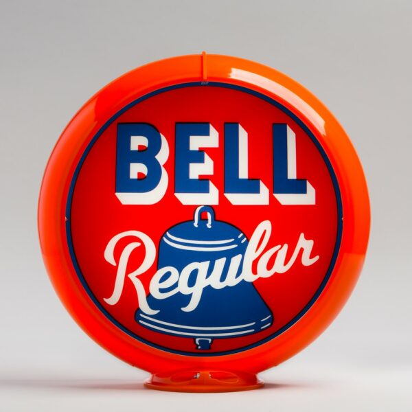 Bell Regular 13.5" Gas Pump Globe with orange plastic body