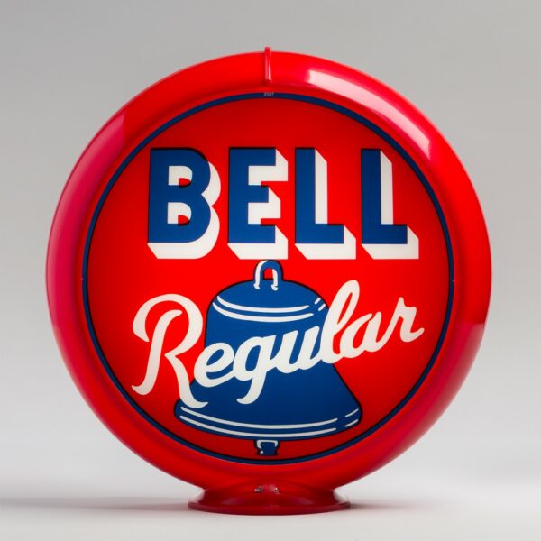 Bell Regular 13.5" Gas Pump Globe with red plastic body