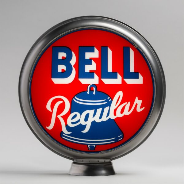 Bell Regular 13.5" Gas Pump Globe with unpainted steel body