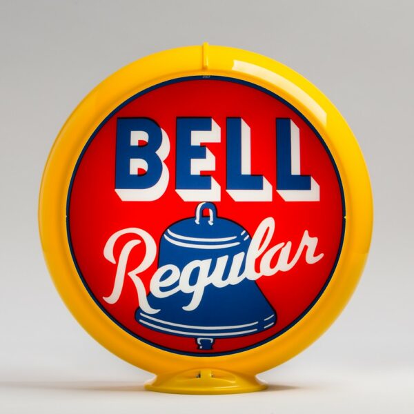 Bell Regular 13.5" Gas Pump Globe with yellow plastic body