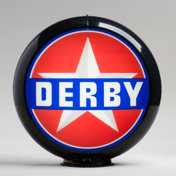 Derby 13.5" Gas Pump Globe with black plastic body