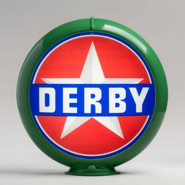 Derby 13.5" Gas Pump Globe with green plastic body