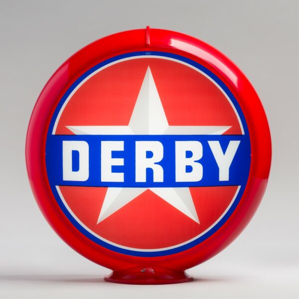 Derby 13.5" Gas Pump Globe with red plastic body