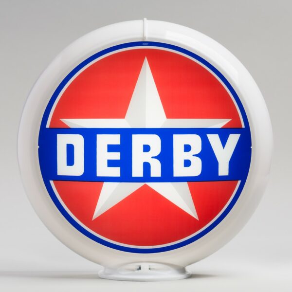 Derby 13.5" Gas Pump Globe with white plastic body