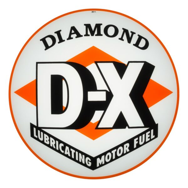 Diamond DX 13.5" Gas Pump Globe single lens