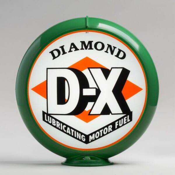 Diamond DX 13.5" Gas Pump Globe with green plastic body