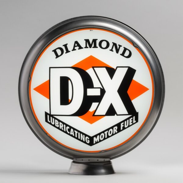 Diamond DX 13.5" Gas Pump Globe with unpainted steel body