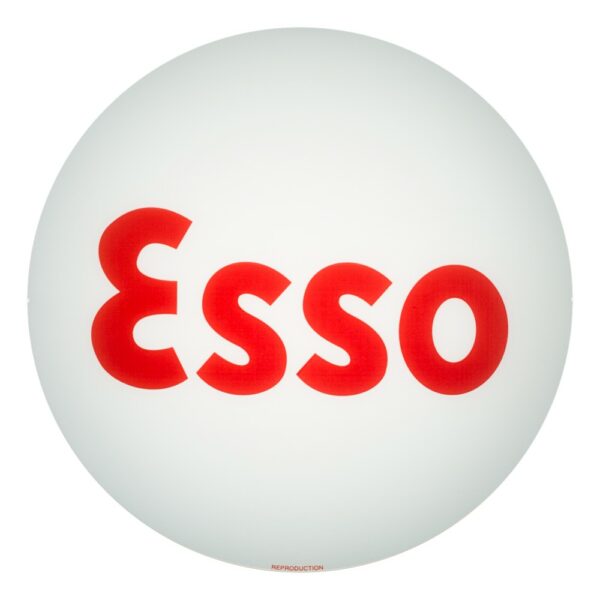 Esso Block 13.5" Gas Pump Globe