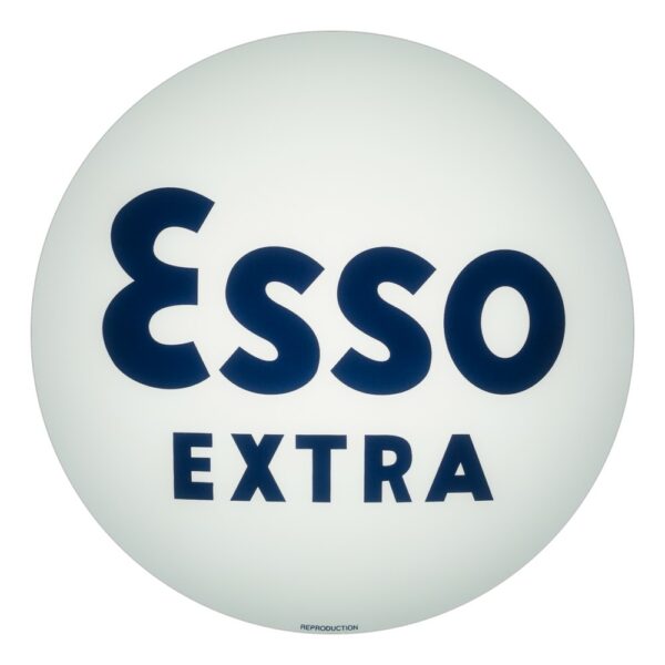 Esso Extra 13.5" Gas Pump Globe single lens