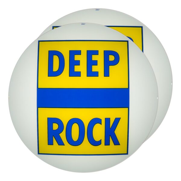 Deep Rock 13.5" Gas Pump Globe lens pair