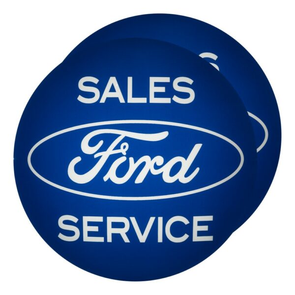 Ford Sales 13.5" Gas Pump Globe lens pair