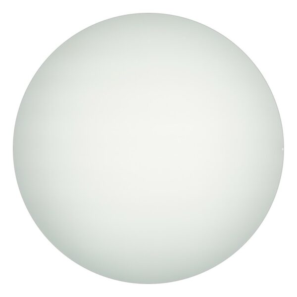 Frosted Glass 13.5" Gas Pump Globe single lens