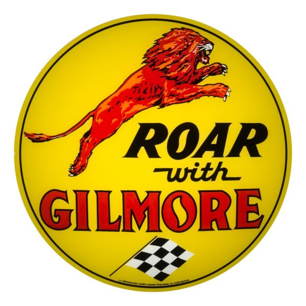 Roar with Gilmore 13.5" Gas Pump Globe single lens